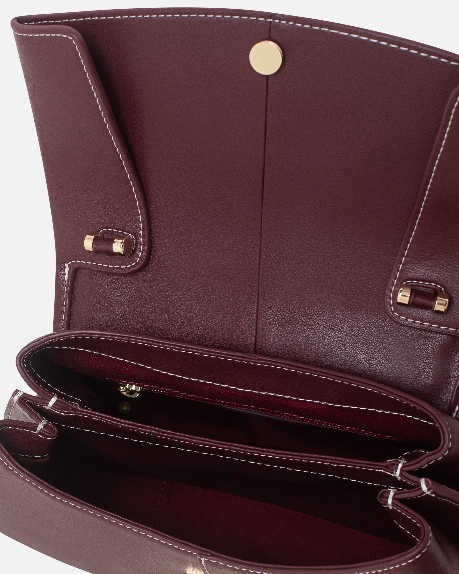 Polly midi - burgundy