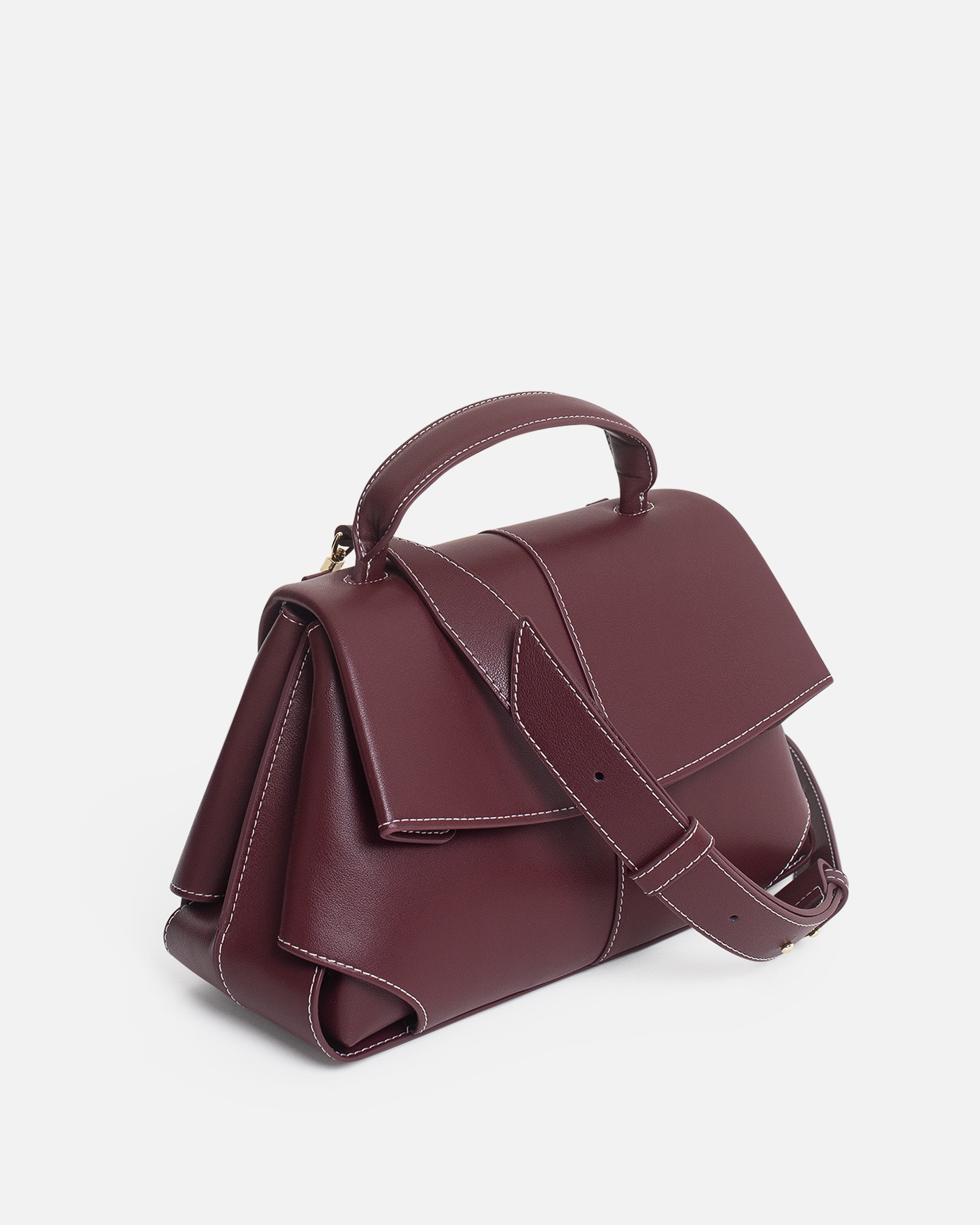 Polly midi - burgundy